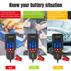 KONNWEI KW700 – Batteritestare 12V/24V med inbyggd skrivare - Felkodsläsare