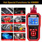 Premium OBD2 Scanner Konnwei KW880 – 3 i 1 Diagnosverktyg