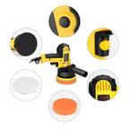 Polermaskin 700W – 5" (12,7 cm) rondell, upp till 3700 rpm (bilvård & vaxmaskin)