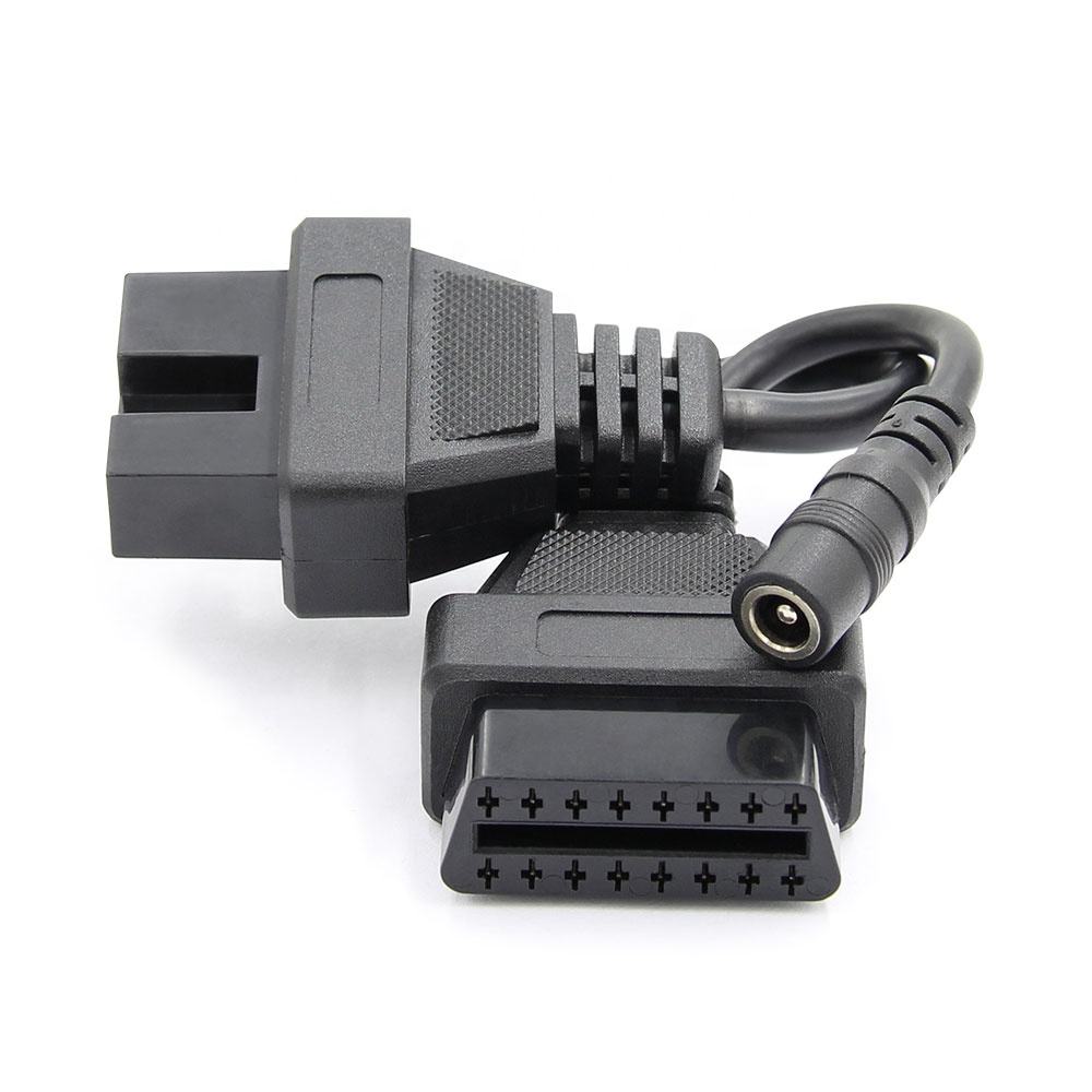 12pin till 16 Pin OBDII Connector för Mitsubishi