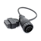 OBD1 till OBD2 16-pin Connector 14-pin OBD Adapter Kabel för Mercedes Sprinter Adapterkabel