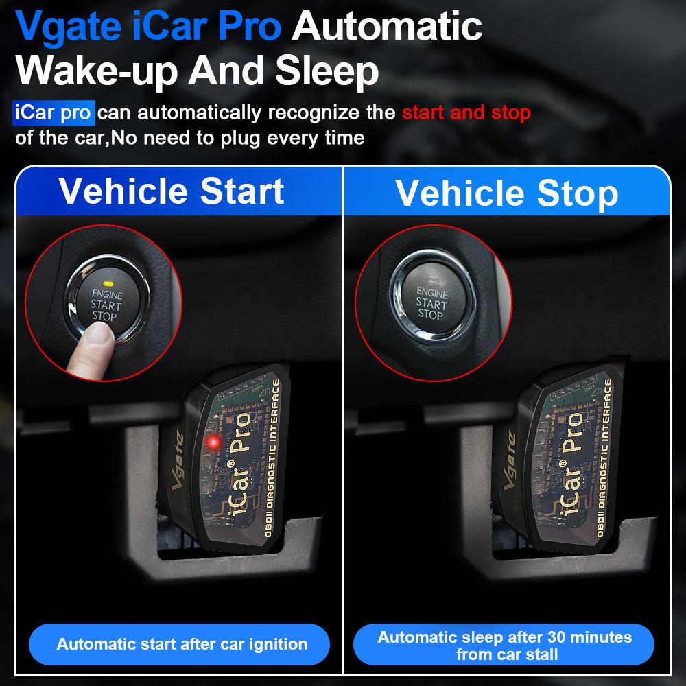Automotive Diagnostic Tool ELM 327 Vgate V2.2 iCar Pro OBD2