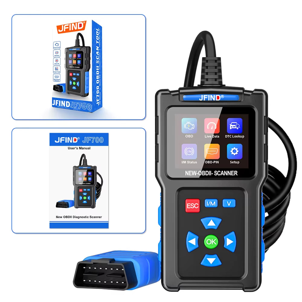 Felkodsläsare - JFIND JF700 OBD2 Diagnosverktyg