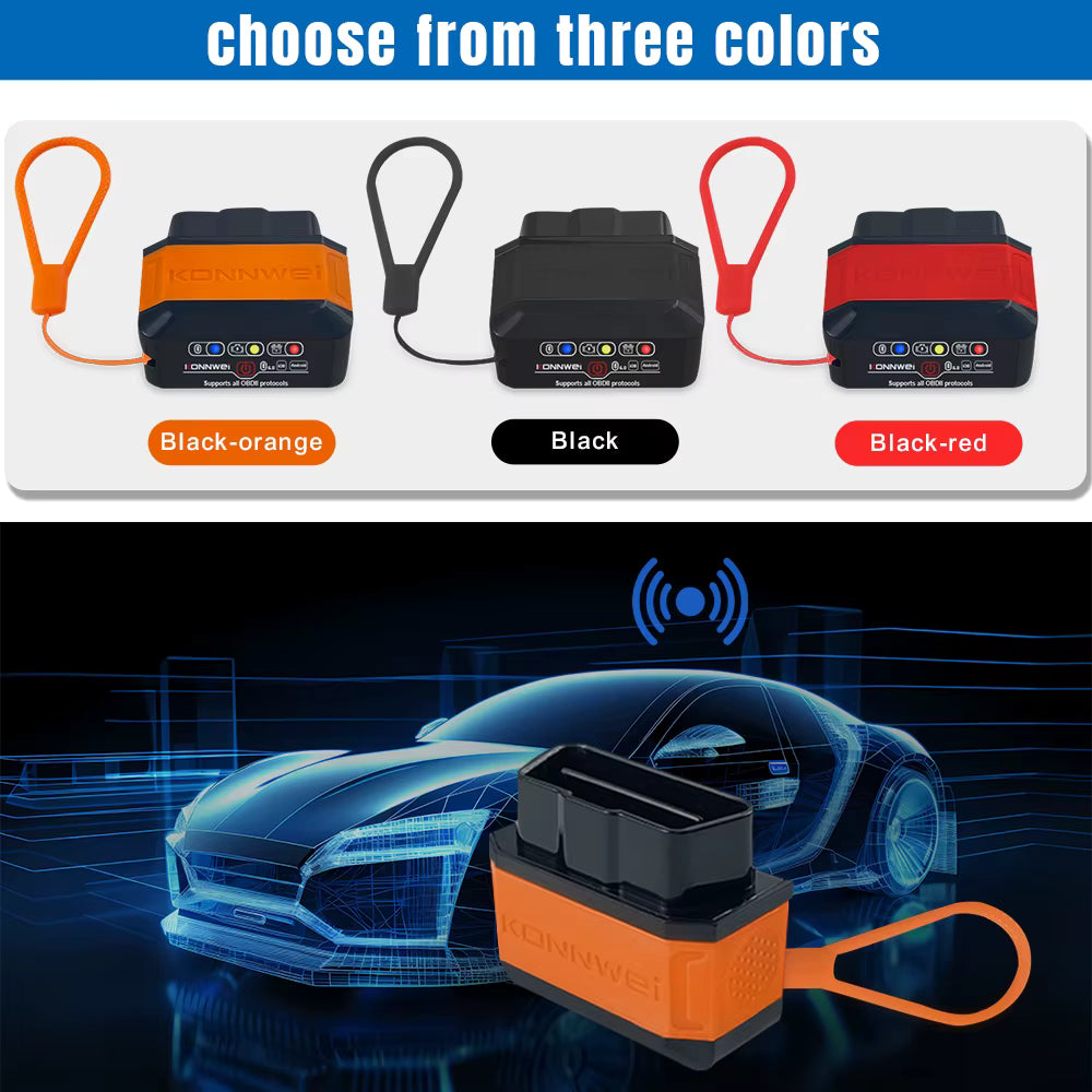 Konnwei KW906 V1.5 OBD2 ELM327 Bluetooth 5.0