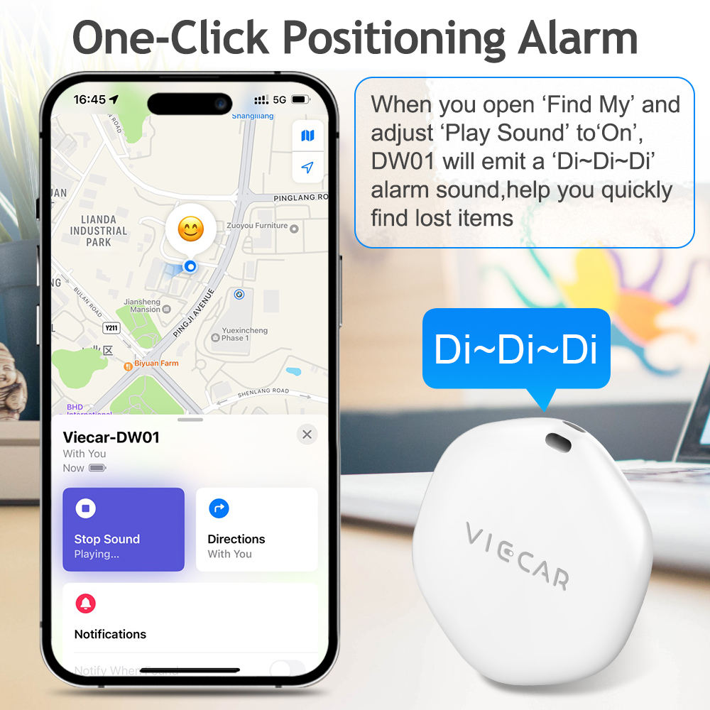 DW01 Bluetooth GPS Tracker för Bil och Motorcykel