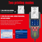 KONNWEI KW700 – Batteritestare 12V/24V med inbyggd skrivare - Felkodsläsare