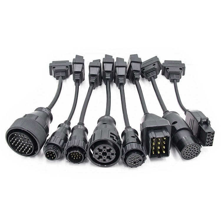 Truck Cables Full Set Adapter OBD Cables 8 in 1