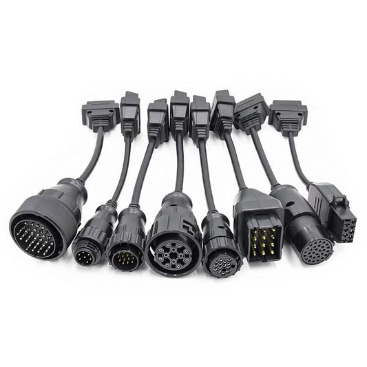 Truck Cables Full Set Adapter OBD Cables 8 in 1