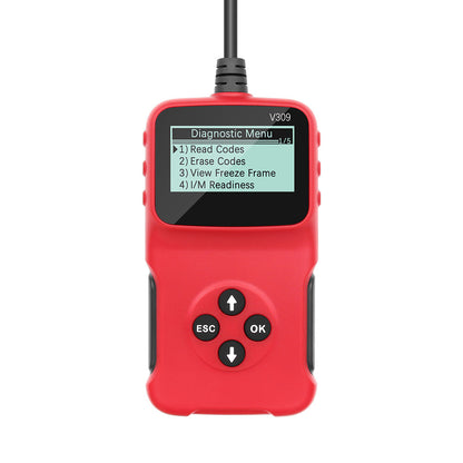 Universal V309 OBDII Scanner - Bilkodläsare och Diagnostikverktyg