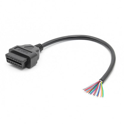 OBD2 16 Pin Female Connector till DIY Förlängningskabel