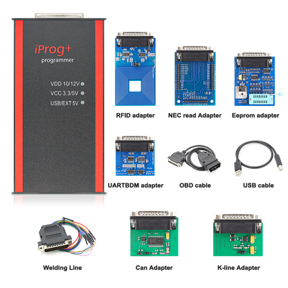 V87 Iprog+ Iprog Pro Programmer - Universell IMMO SRS Dashboard Återställning till 2019