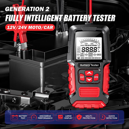 FOXSUR FBT 300 Batteritestare SOH SOC Display 12-24V