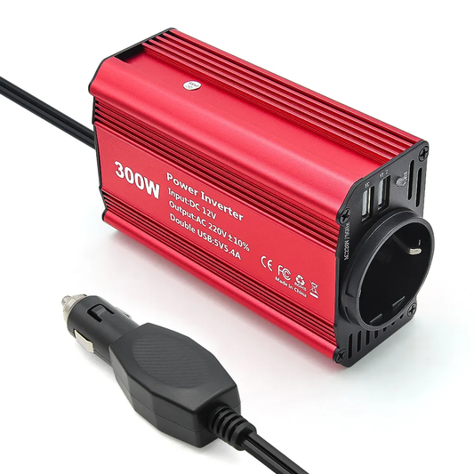Power Inverter DC 12V till AC 220V/110V med USB-laddare