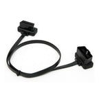 OBD2 Kabel Förlängning 16pin OBD Kabel 60cm 12v 24v