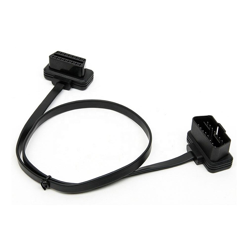OBD2 Kabel Förlängning 16pin OBD Kabel 60cm 12v 24v