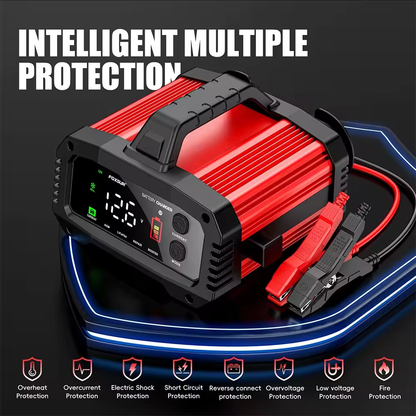 FOXSUR FPT-250 Smart Bilbatteriladdare 12V/25A & 24V/15A