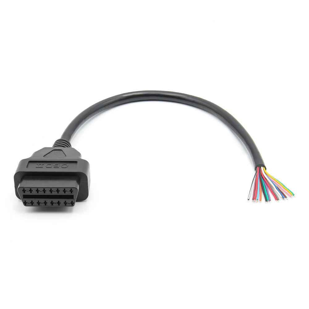 OBD2 16 Pin Female Connector till DIY Förlängningskabel