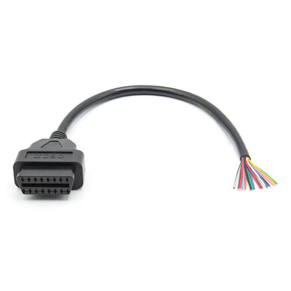 OBD2 16 Pin Female Connector till DIY Förlängningskabel