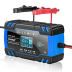 FOXSUR FBC122408D 12V/8A och 24V/4A Lifepo4 Batteriladdare