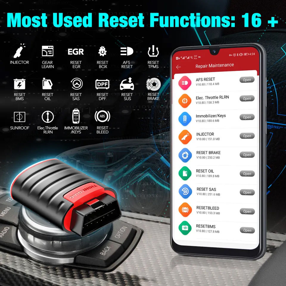 Thinkcar THINKDIAG OBD2 Scanner - 1 Års Gratis Uppdatering