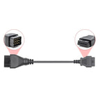 12Pin Adapter för Renault OBD1 till OBD2