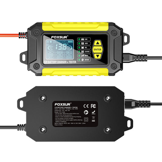 FOXSUR FTC-1206 Bilbatteriladdare 6V/12V 6A