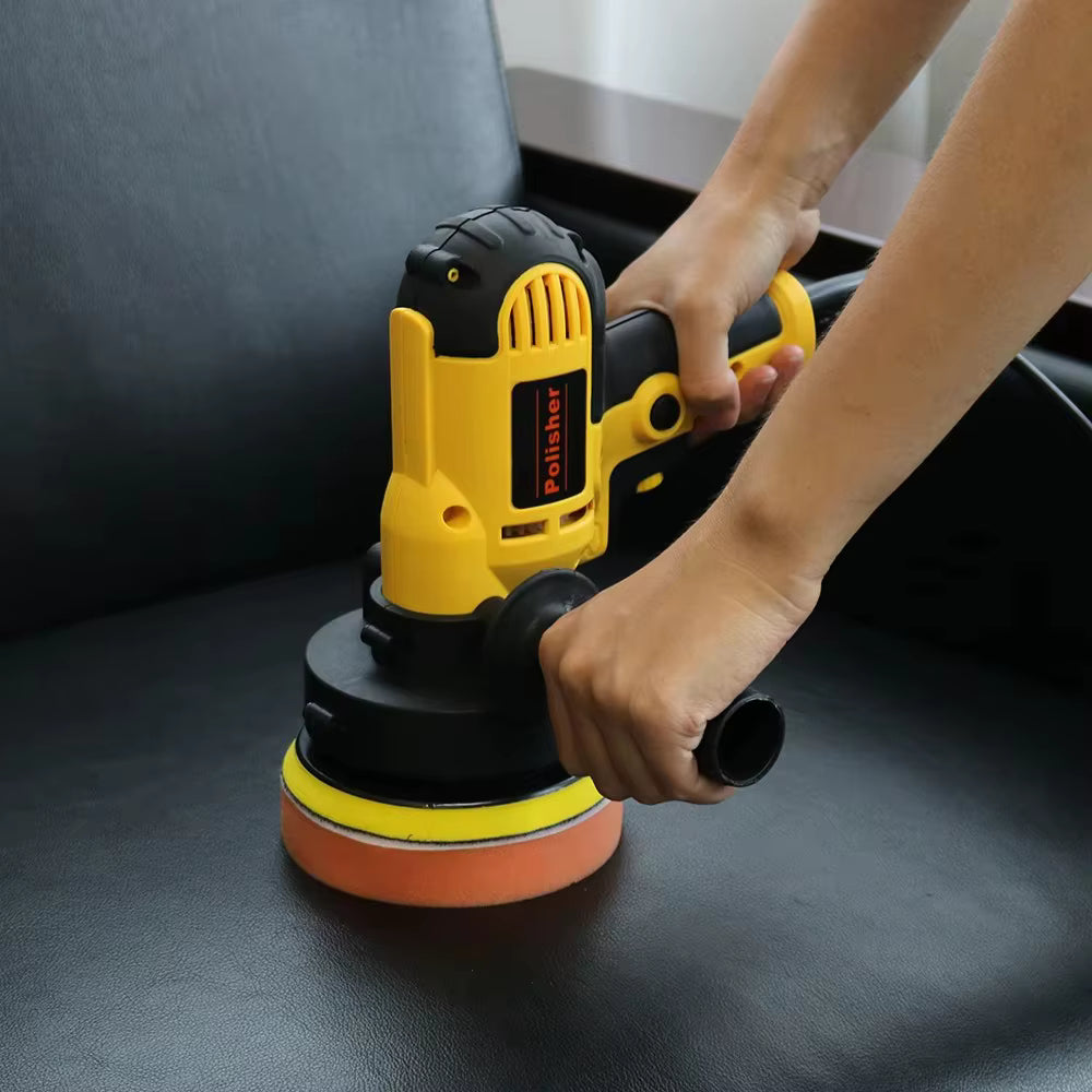 Polermaskin 700W – 5" (12,7 cm) rondell, upp till 3700 rpm (bilvård & vaxmaskin)
