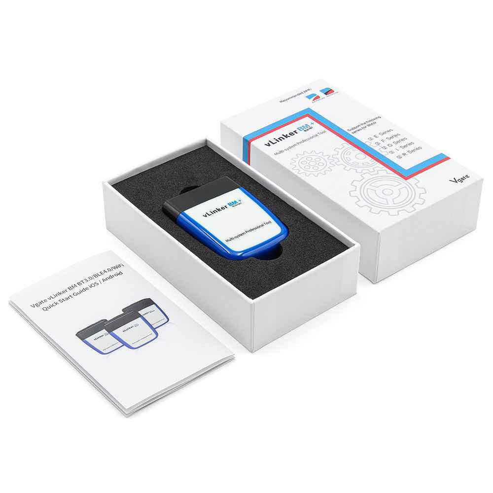Vgate VLinker BM+ Trådlös BT4.0 OBD2 Kodläsare för Android iOS