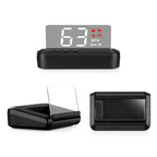 3 Tum C100 Speedometer Alarm Bil HUD Trådlös Head-Up Display OBD2