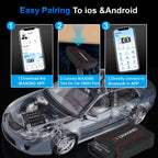 KONNWEI MAXOBD BT5.2 OBD2 Scanner – Full Systems & App Felkodsläsare