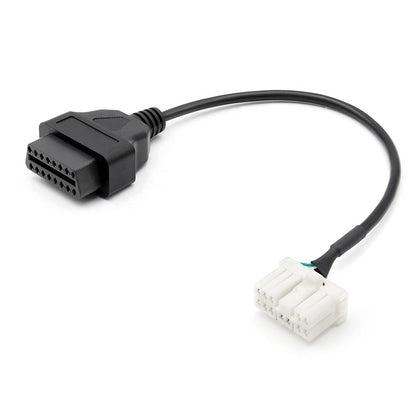12-pin OBD2-kontakt till 16-pin OBD2 för Tesla Model S/X