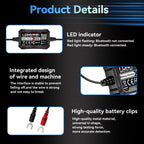 KONNWEI BK400 6-i-1 Bluetooth 5.2 Batterimonitor 3–60V – för 6V/12V/24V/48V