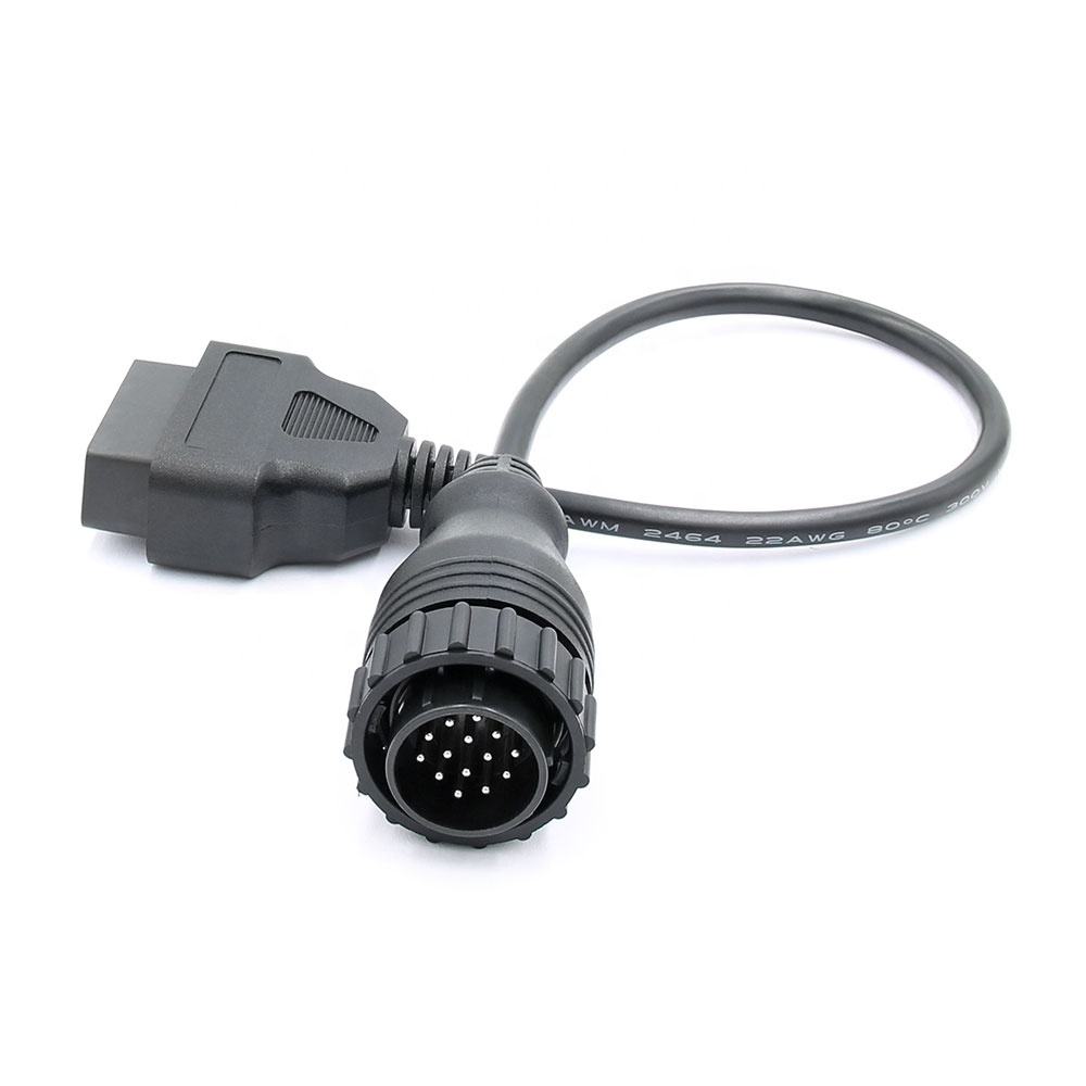 OBD1 till OBD2 16-pin Connector 14-pin OBD Adapter Kabel för Mercedes Sprinter