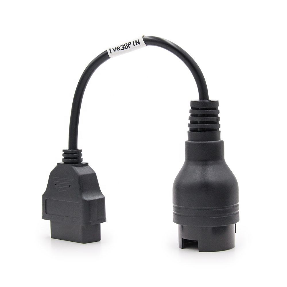 OBD1 till OBD2 38 Pin till 16 Pin Diesel Lastbilsdiagnostikverktyg