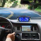 2-i-1 LCD Vattentemperaturmätare & Voltmeter 12V/24V – Digital bilinstrument med 10mm temperaturgivare Tillbehör