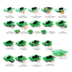 Full Set 22pcs BDM Adapters för ECU Programmering Felkodsläsare
