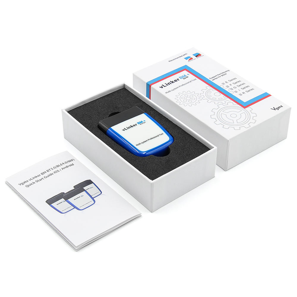 Vgate VLinker BM+ Trådlös BT4.0 OBD2 Kodläsare för Android iOS