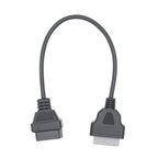 OBD1 till OBD2 Adapter 14 Pin till 16 Pin Diagnoskabel för Nissan Adapterkabel