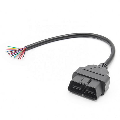 30CM OBD2 Förlängningskabel 16PIN Han till Hon