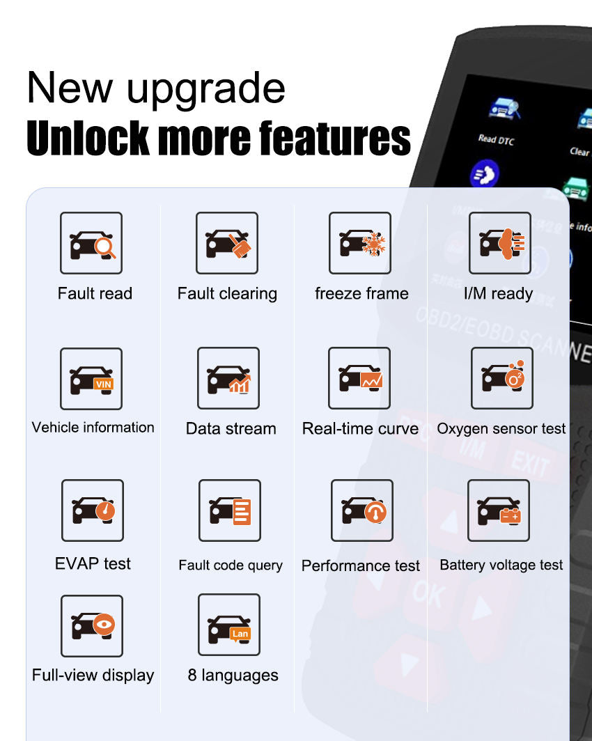 OBD2 Scanner S611 - Diagnostikverktyg för Bil