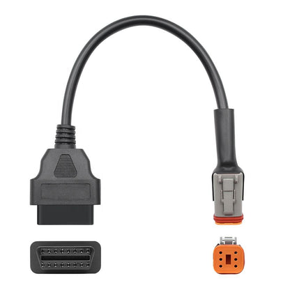 OBD2-kabel för motorcykel 6PIN till 16PIN OBD2-adapter