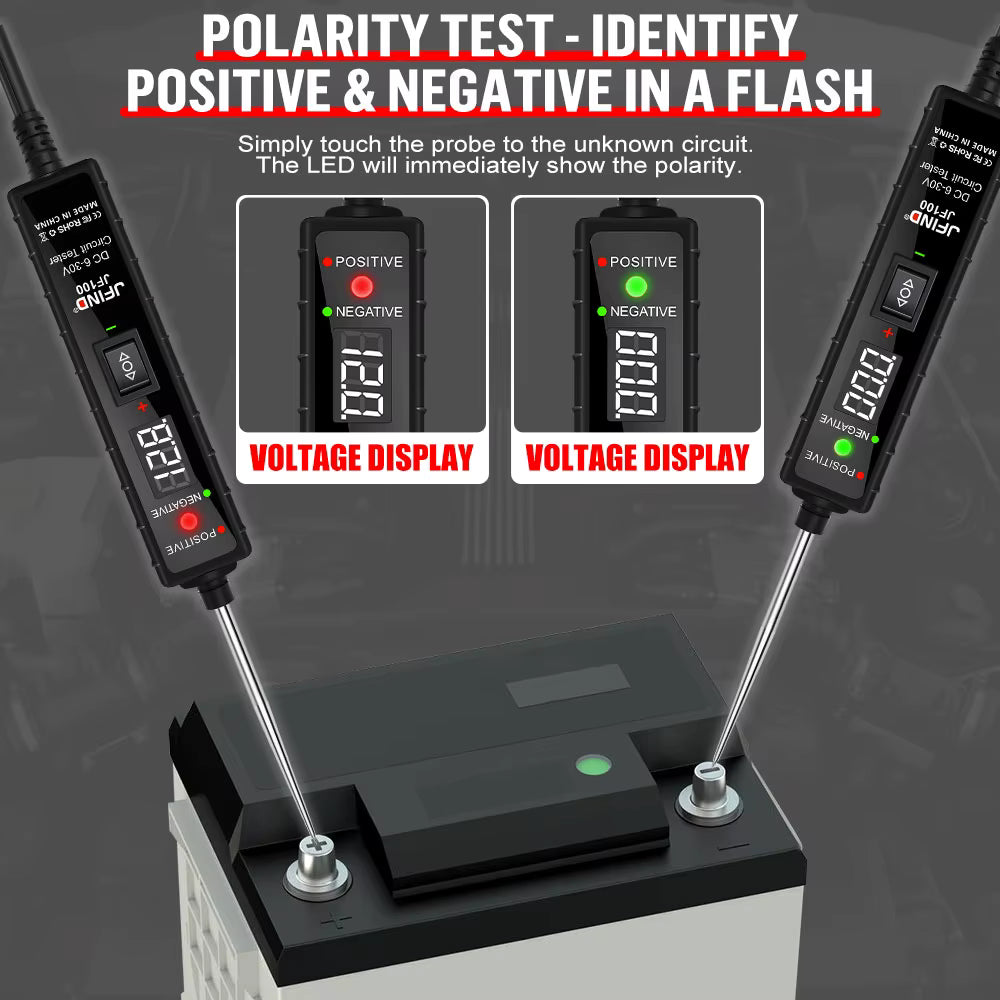 JFIND JF100 Power Probe / kretsprovare med digital display
