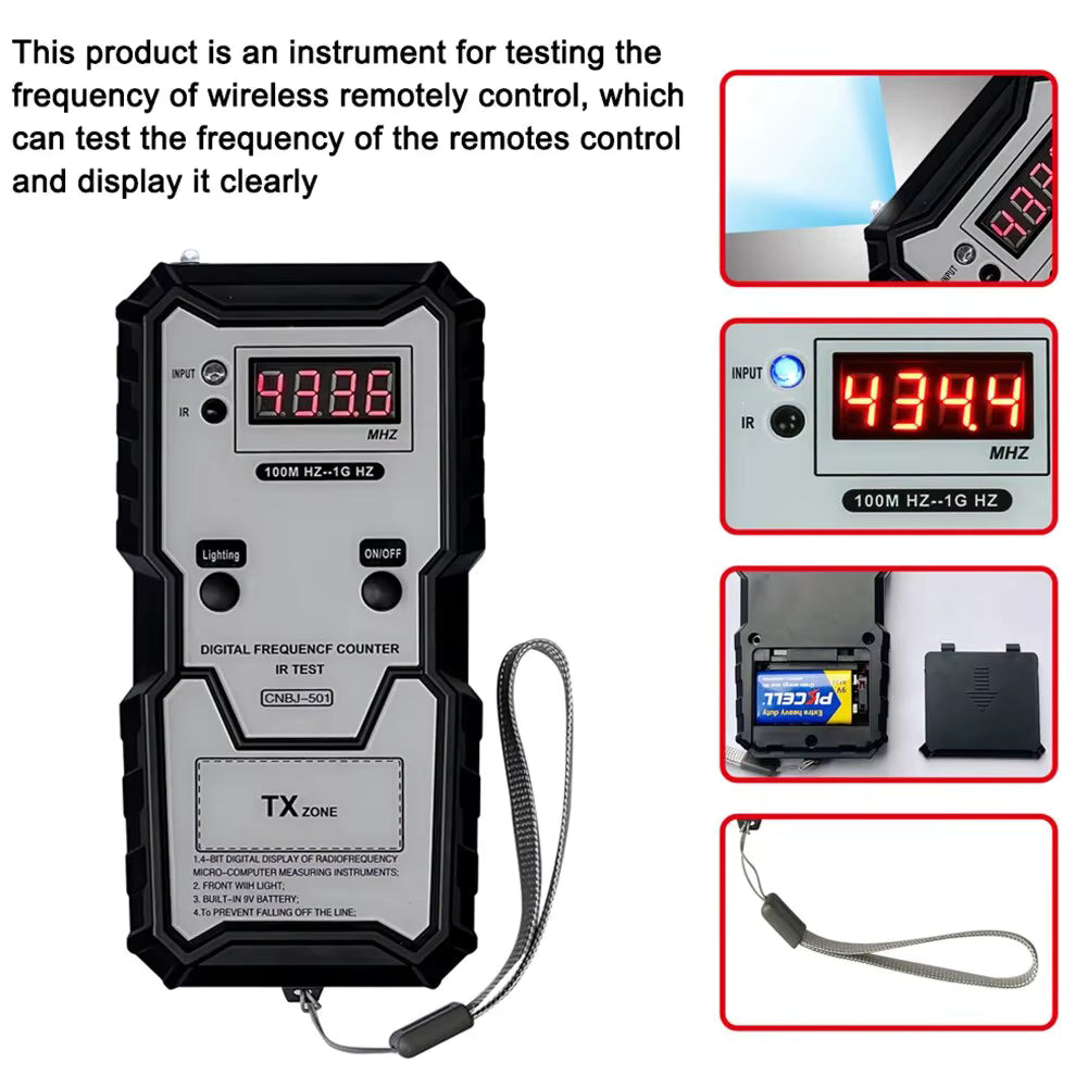 CNBJ-501 Frequency Tester för Bilnycklar & Fjärrkontroller