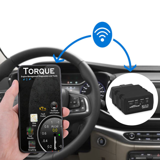 Konnwei KW902 OBD2 Wireless Scanner Elm327 V1.5 BT5.0