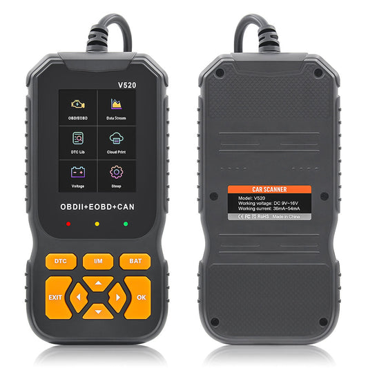 OBD2 Full Function V520 Bil Diagnostikverktyg med Syresensorstest