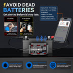 KONNWEI BK400 6-i-1 Bluetooth 5.2 Batterimonitor 3–60V – för 6V/12V/24V/48V