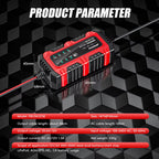 FOXSUR 6V/12V Smart Batteriladdare – Automatisk & Säker