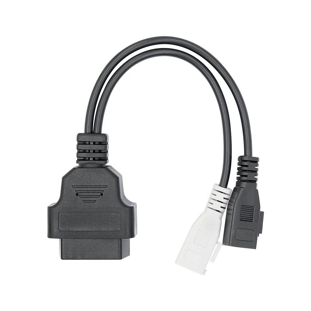OBD2 till 2+2 Pin VAG Kontaktadapter för Audi, VW, Skoda, Seat