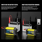 FOXSUR FTC-1206 Bilbatteriladdare 6V/12V 6A Tillbehör