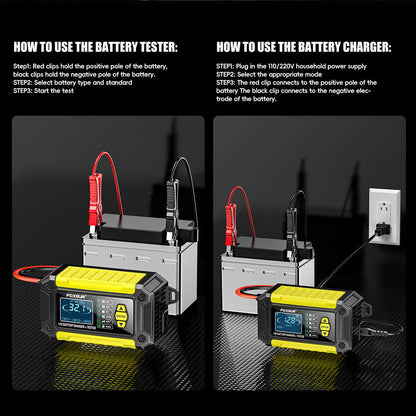 FOXSUR FTC-1206 Bilbatteriladdare 6V/12V 6A